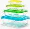 Joseph Joseph Nest Ovenschalen - Incl. Deksels - Glas - 4 Stuks
