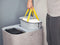 Joseph Joseph Tota Wasmand - 90 L - 2 Compartimenten - Grijs