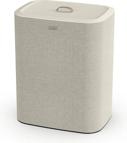 Joseph Joseph Tota Wasmand - Met verdeelvakken - 56 x 39.5 x 71 CM, 2 x 45 liter - Kunststof - Beige