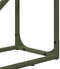 vidaXL - Brandhoutrek - 40x25x100 - cm - koudgewalst - staal - olijfgroen