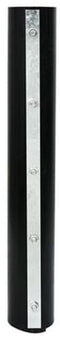 vidaXL - Wortelbarrière - met - Verbindingrails - Zwart - 0,7x3 - m - 1,5 - mm - HDPE