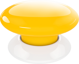 Fibaro The Button - Z-Wave Plus - Scène schakelaar - Geel