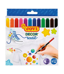 JOVI - Textielstiften jovi set à 12 kleuren