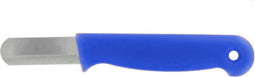 Solingen Safety Schilmesje - RVS Glad met Ronde Top - 15 cm - Blauw - 500 stuks