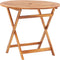 vidaXL - Tuintafel - inklapbaar - 90x75 - cm - massief - acaciahout