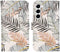 iMoshion Hoesje Geschikt voor Samsung Galaxy S23 Hoesje Met Pasjeshouder - iMoshion Design Softcase Bookcase - Goud / Glamour Botanic