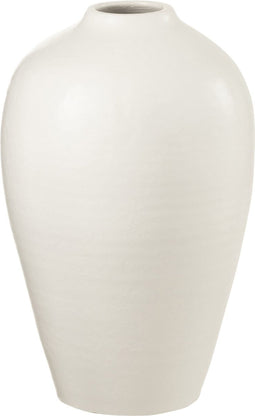 J-Line vaas - keramiek - wit - small - 35 cm hoog