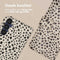 imoshion Hoesje Geschikt voor Samsung Galaxy A55 Hoesje Met Pasjeshouder - imoshion Design Bookcase smartphone - Meerkleurig / Black And White Dots