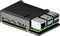 Joy-it ARMOR Case BLOCK SBC-behuizing Geschikt voor serie: Raspberry Pi Incl. passieve koeler Zwart