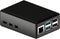 Joy-it RB-AlucaseP5-08 SBC-behuizing Geschikt voor serie: Raspberry Pi Incl. passieve koeler Zwart