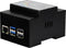 Joy-it RB-CaseP5-07B SBC-behuizing Voor DIN-railmontage Zwart