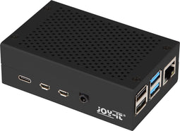 Joy-it SBC-behuizing Geschikt voor: Raspberry Pi® 4 B Zwart