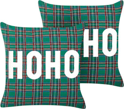 JOYCANDY - Sierkussen set van 2 - Groen - 45 x 45 cm - Polyester