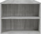 vidaXL - Salontafel - 102x55x42 - cm - bewerkt - hout - grijs - sonoma - eikenkleurig