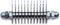 Mars Coat-King Vervangende bladenset - 12 haken - 2,5 mm afstand - roestvrij staal