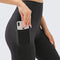 JOYSPELS bootcut yogabroek met zijzakken voor dames, bootleg yogabroek buikcontrole, hoog getailleerde yogabroek geschikt voor kantoor, sportschool, casual, joggen, yoga - maat L