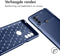 iMoshion Hoesje Geschikt voor Motorola Moto G31 Hoesje Siliconen - iMoshion Carbon Softcase Backcover - Blauw