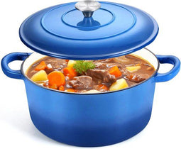 Castex Elegance Royal Gietijzeren Braadpan met Deksel 26 cm - Inductie Pan - Braadpannen Gietijzer -