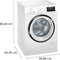 Siemens WM14N2M4FG - iQ300 - Wasmachine met stoom - 1400 rpm - Energielabel A - smartFinish