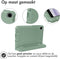 imoshion Galaxy Tab A9 - Kidsproof Tablethoes - Schokabsorberend met Handvat - Olijf Groen