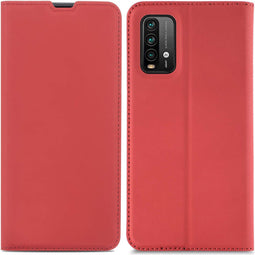 iMoshion Hoesje Geschikt voor Xiaomi Redmi 9T Hoesje Met Pasjeshouder - iMoshion Slim Folio Bookcase - Rood