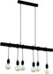 EGLO Townshend - Hanglamp - E27 - 100 cm - Zwart