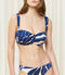 Triumph Summer Allure DP - Dames Bikinitopje - Bandeau met afneembare bandjes - Blauw