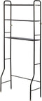 Wasmachine opbergrek zwart - Badkamerrek - Wasmachine ombouw - Opbergrek voor wasmachine - Wasmachine kast - Wasmachine meubel met 3 schappen - 26.5 x 66.5 x 155cm