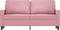 vidaXL - Tweezitsbank - 140 - cm - fluweel - roze