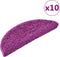 vidaXL - Trapmatten - 10 - st - 65x21x4 - cm - violet