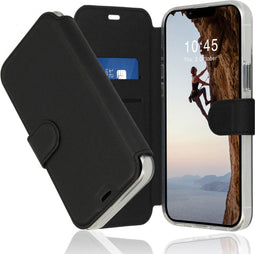 Accezz Hoesje Geschikt voor iPhone 14 Hoesje Met Pasjeshouder - Accezz Xtreme Wallet Bookcase - Zwart