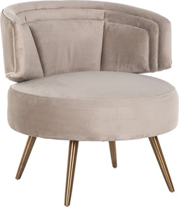 Richmond Fauteuil Hazel Velvet Khaki