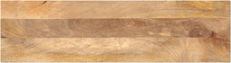 vidaXL - Tafelblad - rechthoekig - 100x20x3,8 - cm - massief - mangohout