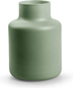 Eco vaas 'gigi' mat groen h20 d14,5 cm