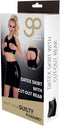 Guilty Pleasure GP Datex Rok Met Open Achterkant - Zwart