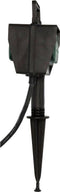 Brennenstuhl 1154450 - Tuincontactdoos 4-voudig - 10 m kabel - Zwart