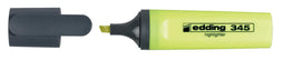 Edding markeerstift 345 geel | doos van 10 stuks