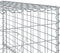 vidaXL - Schanskorf - 1000x100x150 - cm - gegalvaniseerd - ijzer - zilverkleurig