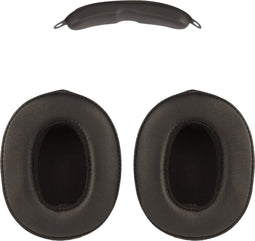 Somstyle Oorkussens Met Hoofdband Set Geschikt Voor Skullcandy Crusher Wireless & Hesh 3 - Met Noise Cancelling - Zacht Foam - Eiwitleer - Zwart