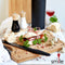 Smile - Peper en Zoutmolen Set van 2 - Zwart en Wit - Rubberhout
