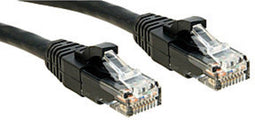 LINDY 45433 - RJ45 Netwerkkabel - CAT 6 U/UTP 2.00 m Snagless Zwart
