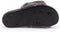 Warmbat Barlee - Dames Slippers - Pluizige voetband van wol - Dark Grey