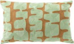 Dutch Decor Sierkussen Amy - Katoen/Polyester - Cameo Green - 30x50 cm (BxL)