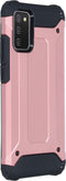 iMoshion Hoesje Geschikt voor Samsung Galaxy A02s Hoesje - iMoshion Rugged Xtreme Backcover - Rosé