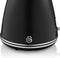 Swan Retro Waterkoker SK19020BN - 3000 Watt - 1.5 L - Zwart