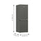 Beko B5RCNA366OHG - Koelvriescombinatie - 316L - No Frost - Grijs