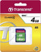 Transcend SDHC Class 4 - Geheugenkaart 4 GB - Betrouwbare prestaties - (1 stuk)