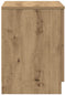 vidaXL - Nachtkastje - met - 2 - lades - 40x36x50 - cm - artisanaal - eikenkleurig