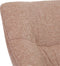 Livingfurn - Fauteuils Daphne Brique - Roze - Stof
