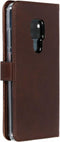 Selencia Hoesje Geschikt voor Huawei Mate 20 Hoesje Met Pasjeshouder - Selencia Echt Lederen Bookcase - Bruin